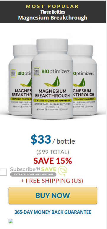 Magnesium Glycinate 4 bottle discount